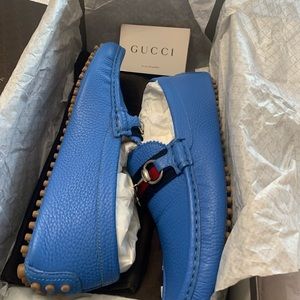 Blue Gucci shoes barely worn